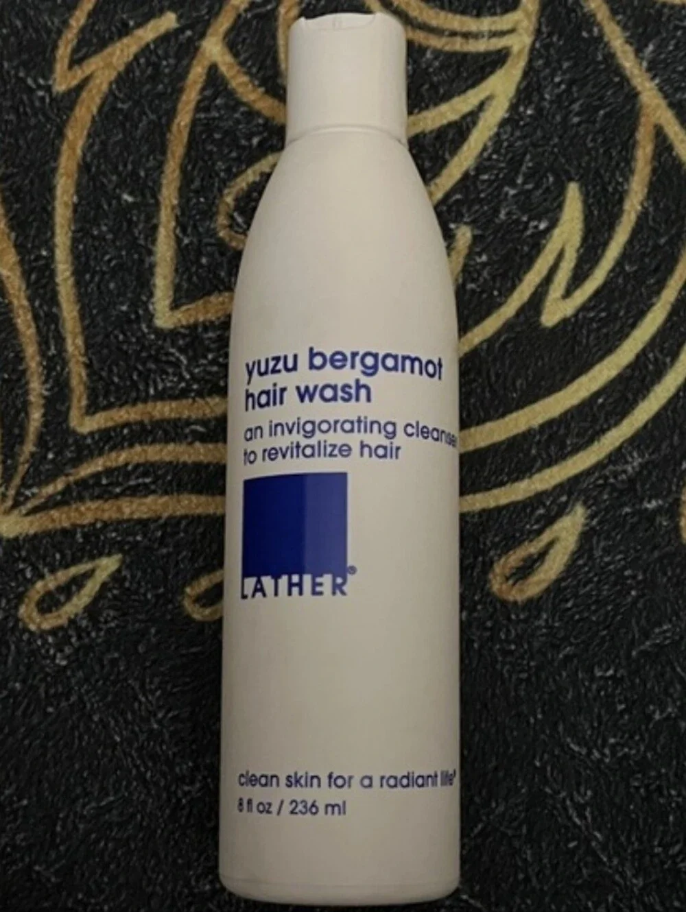 Lather Yuzu Bergamot Hair Wash Shampoo, Invigorating, Clean Ingredients,  Vegan